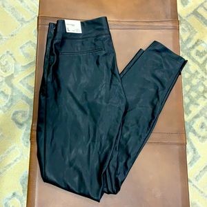 Zara leather leggings